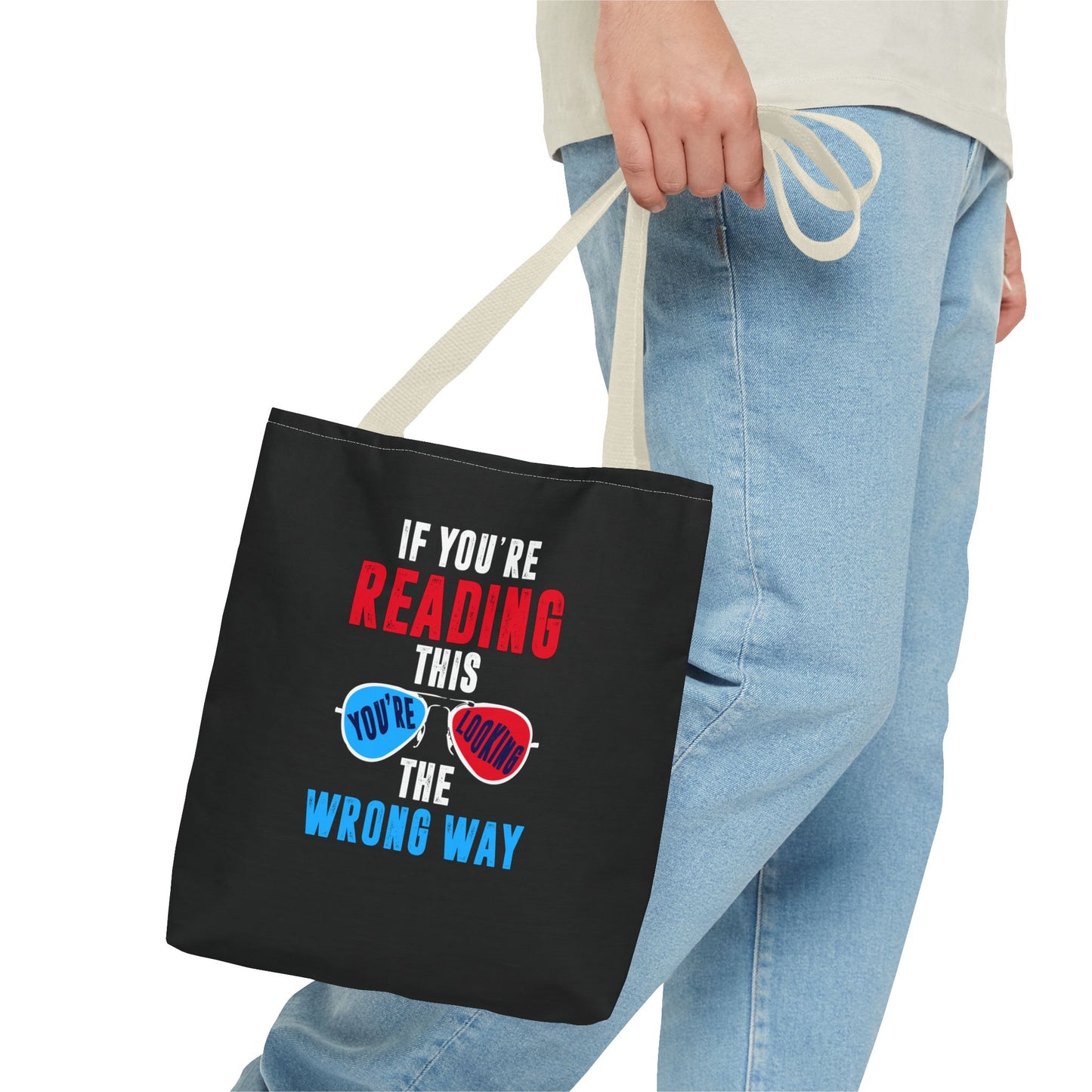If You're Reading Tote Bag - "Want Result? Take Control" Inspirational Bag for Gym, Work, or Daily Use