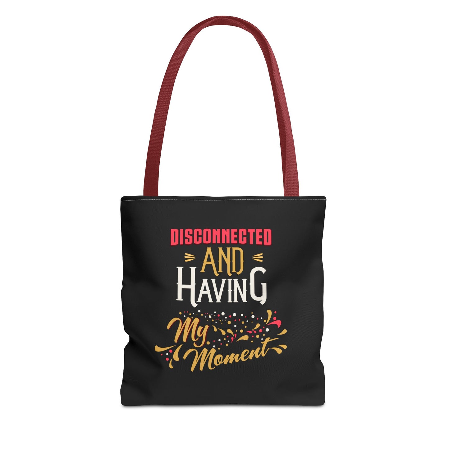 Disconnect & Having Tote Bag - "Want Result? Take Control" Inspirational Bag for Gym, Work, or Daily Use