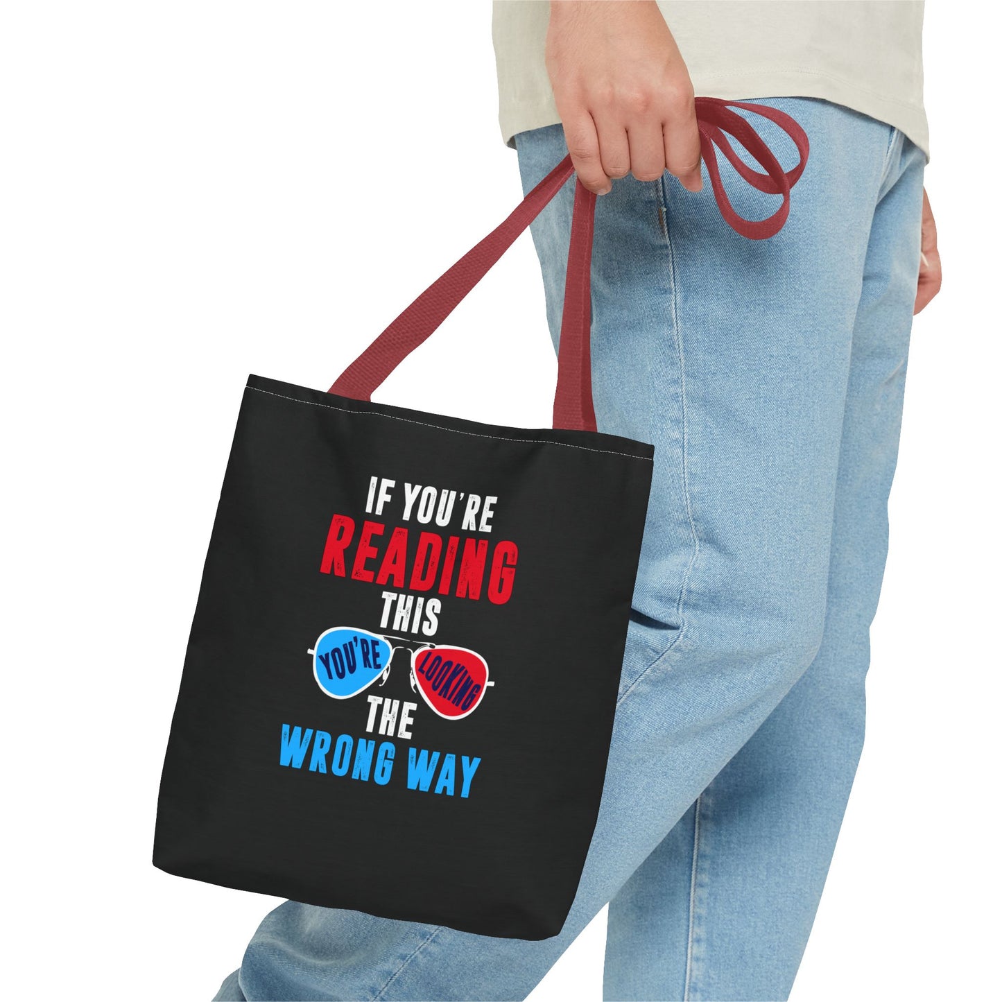 If You're Reading Tote Bag - "Want Result? Take Control" Inspirational Bag for Gym, Work, or Daily Use
