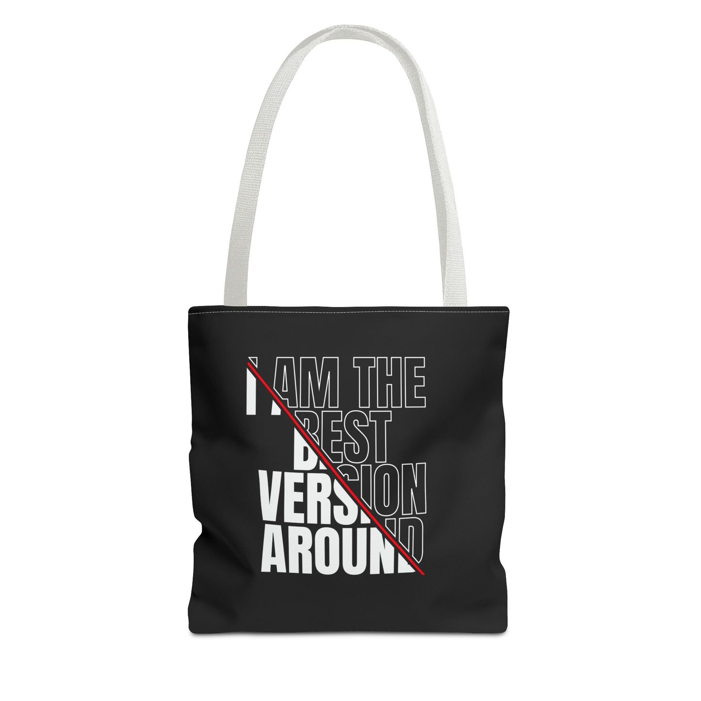 I am the best Version Tote Bag - "Want Result? Take Control" Inspirational Bag for Gym, Work, or Daily Use