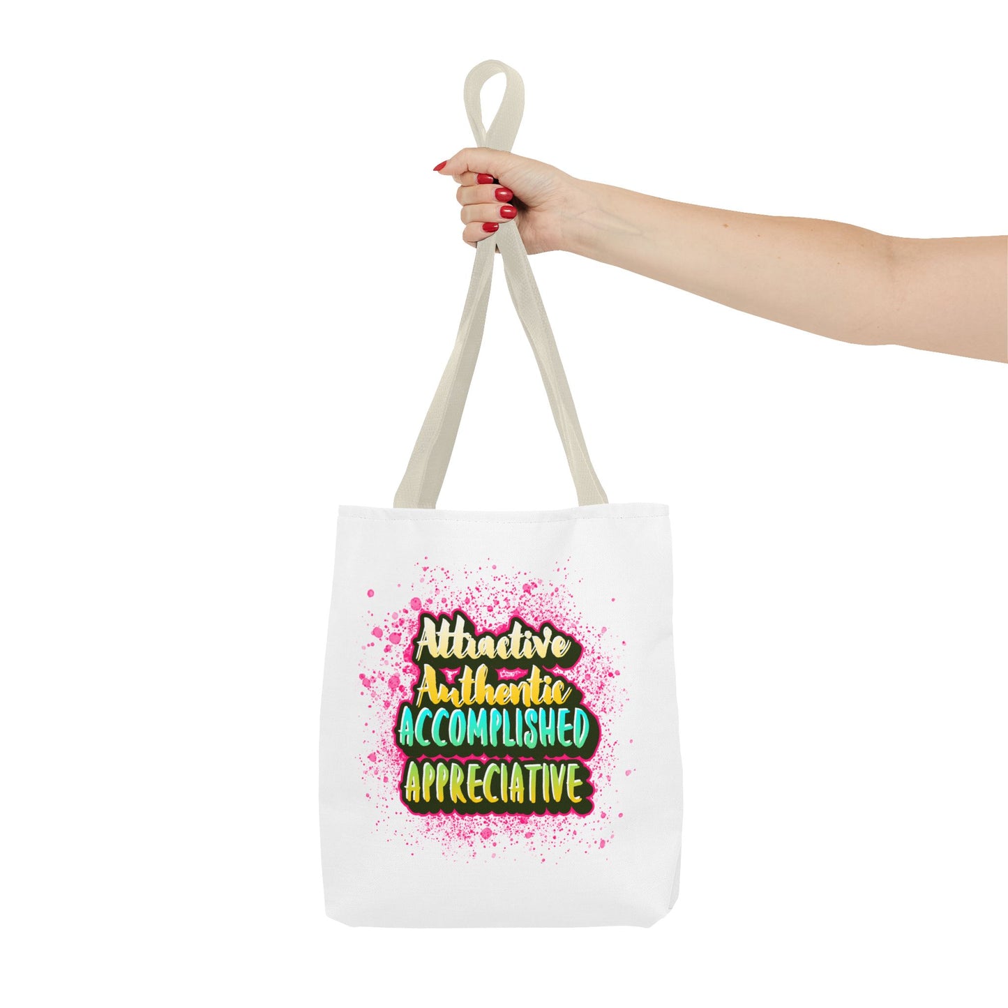Authentic Tote Bag - "Want Result? Take Control" Inspirational Bag for Gym, Work, or Daily Use
