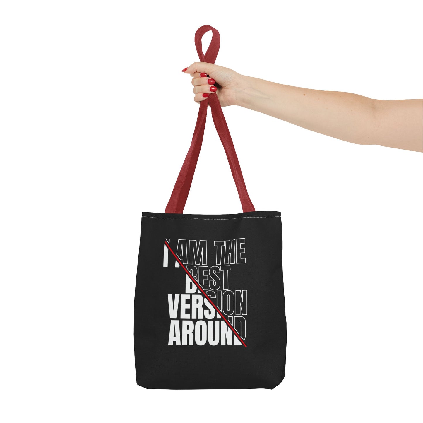 I am the best Version Tote Bag - "Want Result? Take Control" Inspirational Bag for Gym, Work, or Daily Use