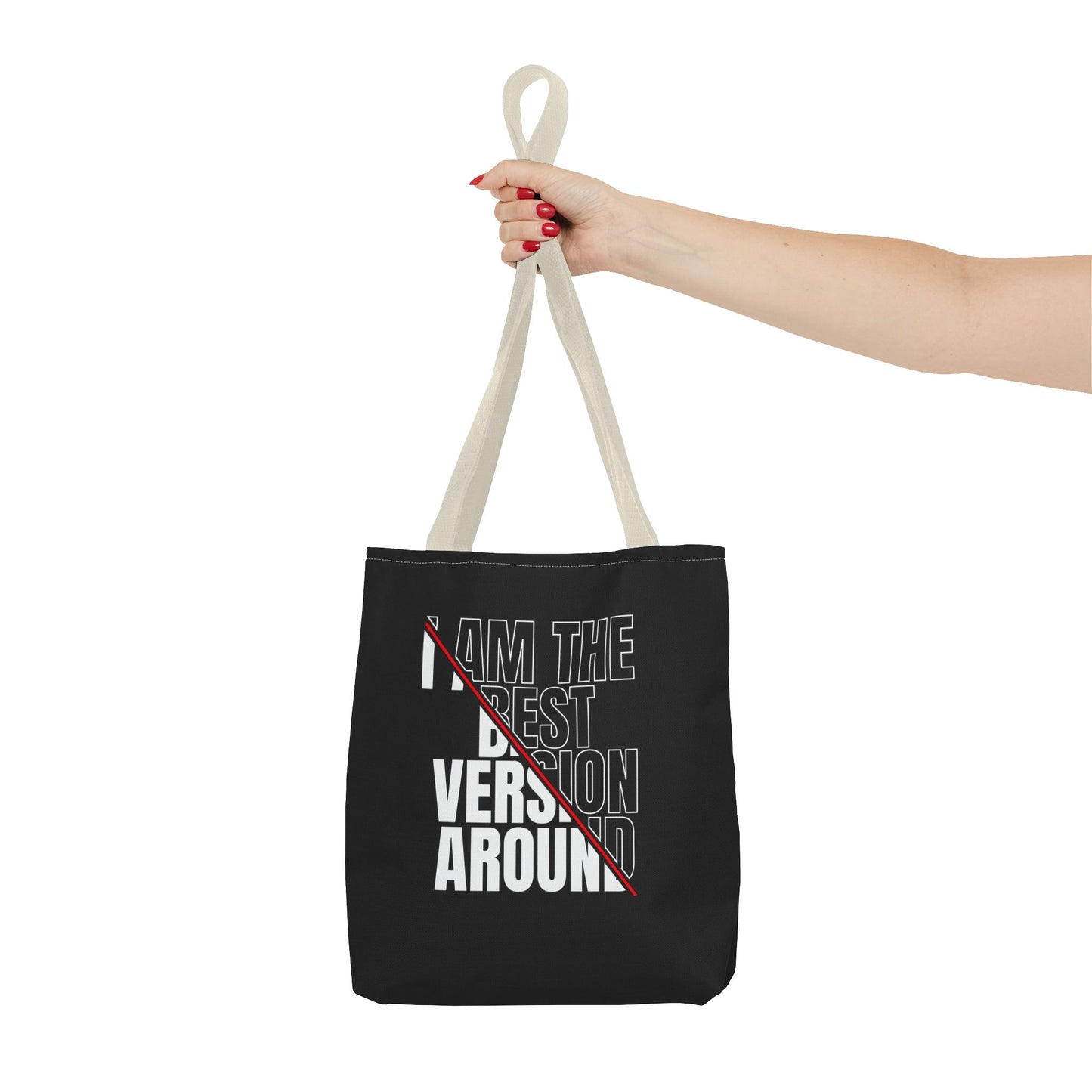 I am the best Version Tote Bag - "Want Result? Take Control" Inspirational Bag for Gym, Work, or Daily Use