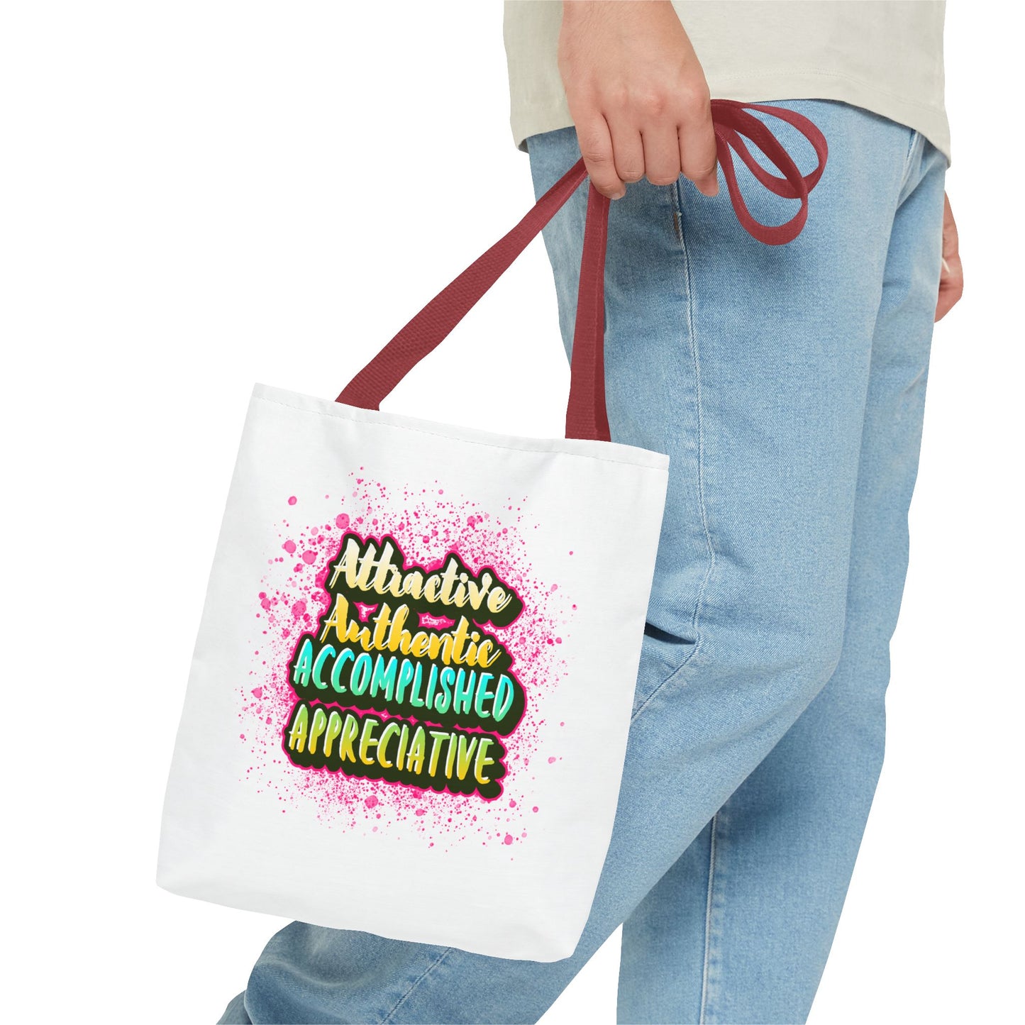 Authentic Tote Bag - "Want Result? Take Control" Inspirational Bag for Gym, Work, or Daily Use