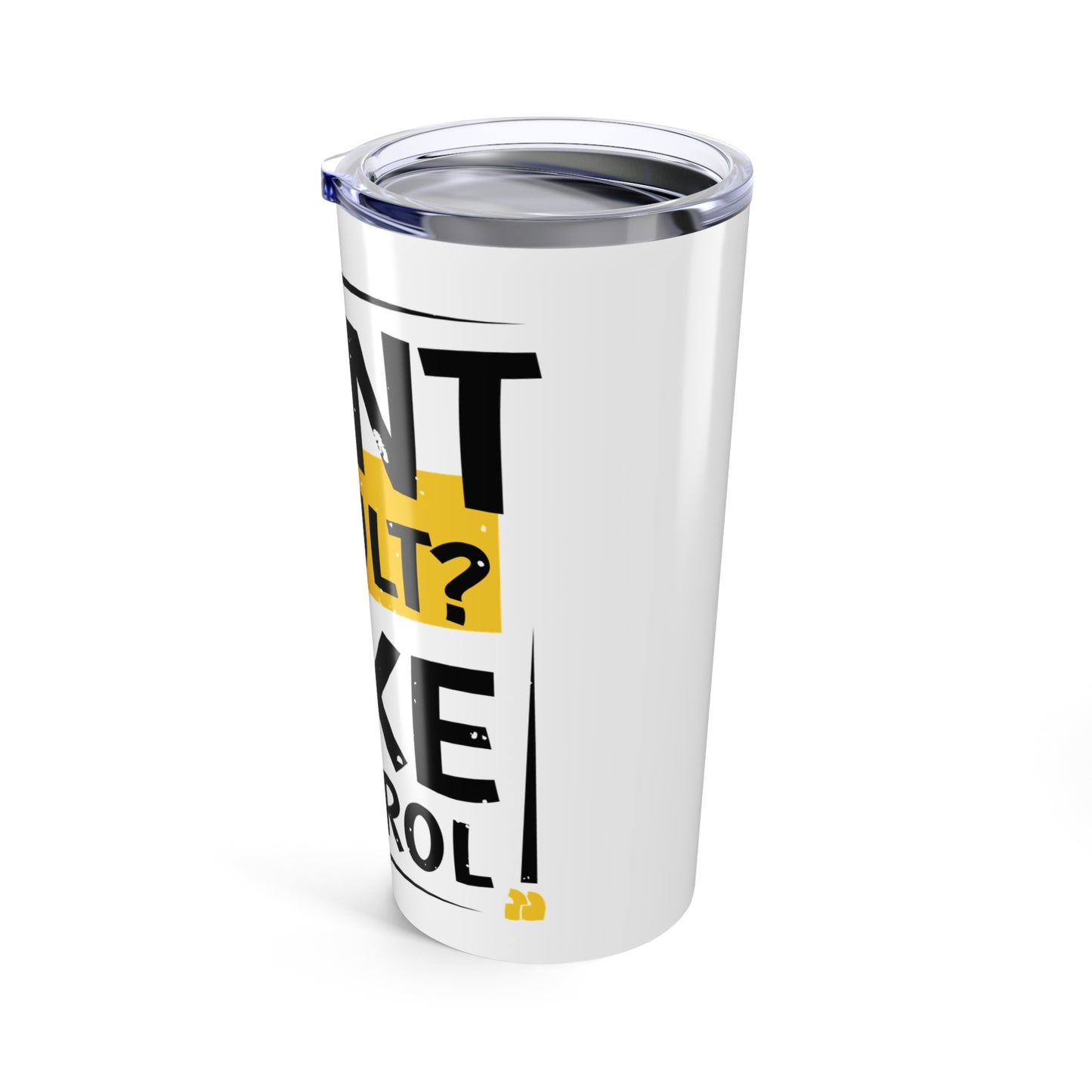 Motivational 20oz Tumbler - "Want Result? Take Control" - Inspiring Travel Mug for Personal Growth & Achievement