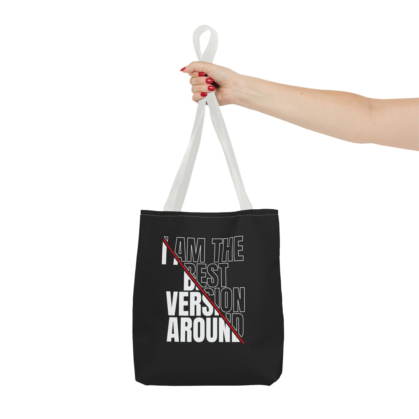 I am the best Version Tote Bag - "Want Result? Take Control" Inspirational Bag for Gym, Work, or Daily Use