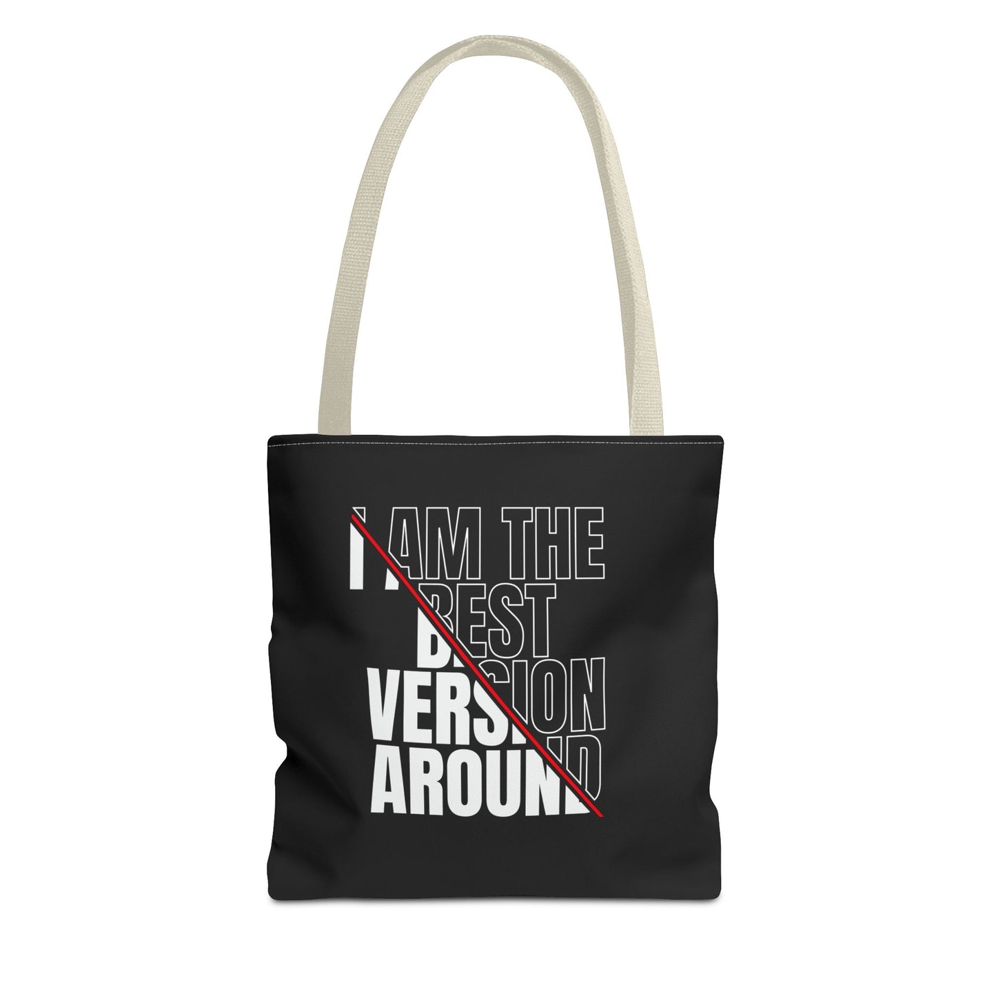 I am the best Version Tote Bag - "Want Result? Take Control" Inspirational Bag for Gym, Work, or Daily Use