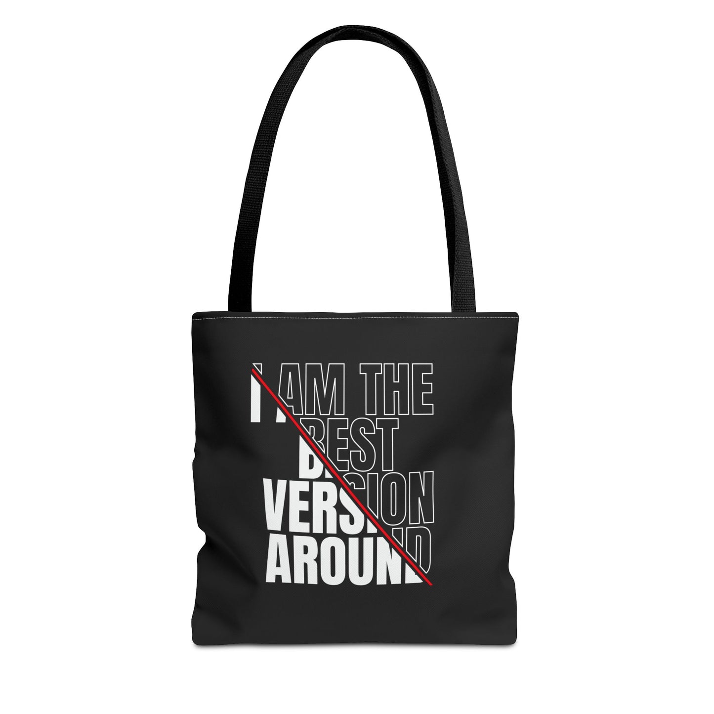 I am the best Version Tote Bag - "Want Result? Take Control" Inspirational Bag for Gym, Work, or Daily Use
