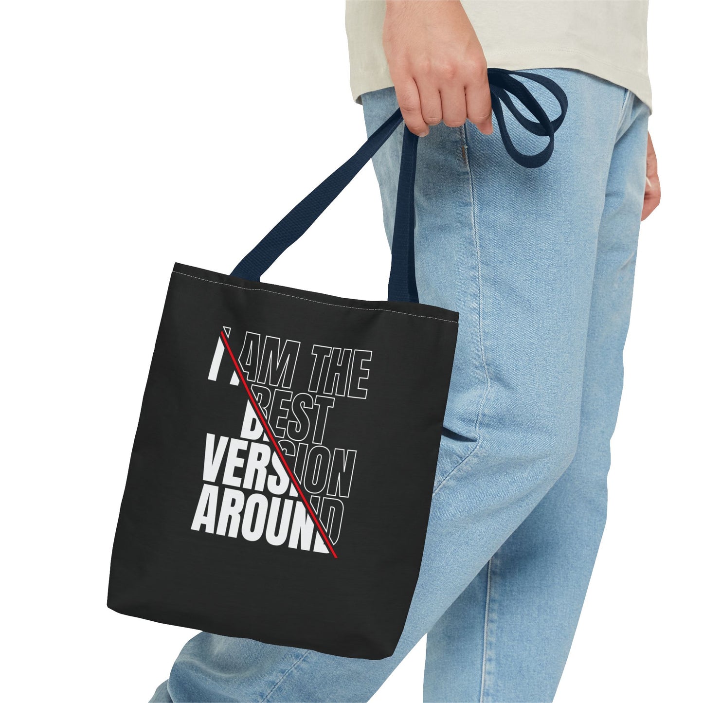 I am the best Version Tote Bag - "Want Result? Take Control" Inspirational Bag for Gym, Work, or Daily Use