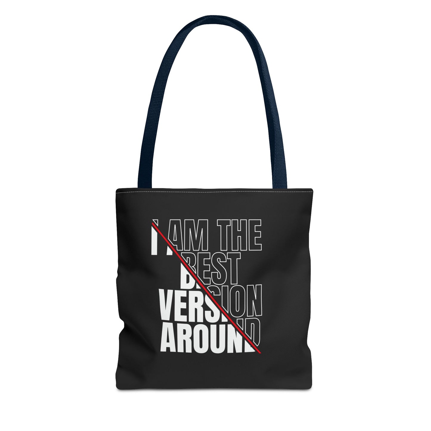 I am the best Version Tote Bag - "Want Result? Take Control" Inspirational Bag for Gym, Work, or Daily Use