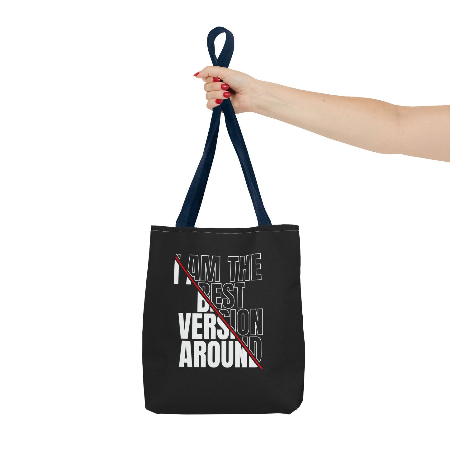 I am the best Version Tote Bag - "Want Result? Take Control" Inspirational Bag for Gym, Work, or Daily Use