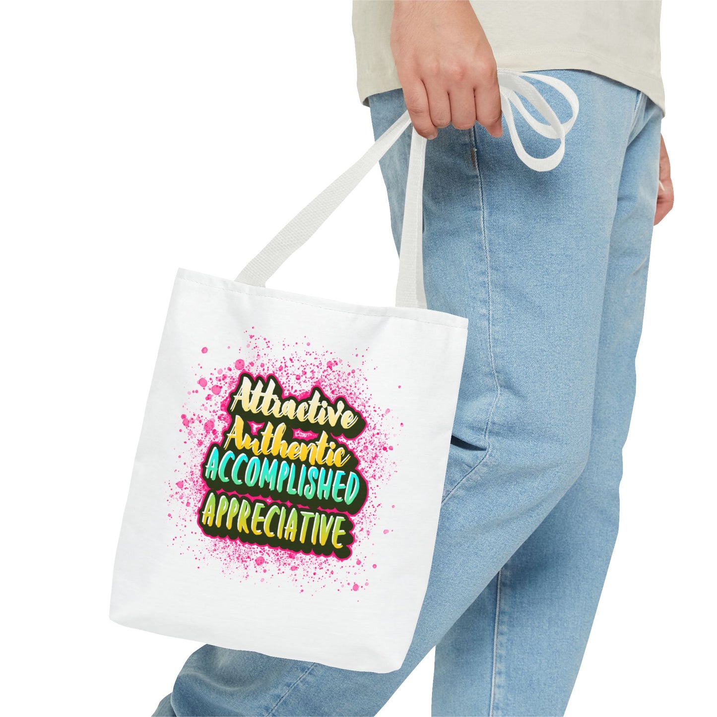 Authentic Tote Bag - "Want Result? Take Control" Inspirational Bag for Gym, Work, or Daily Use
