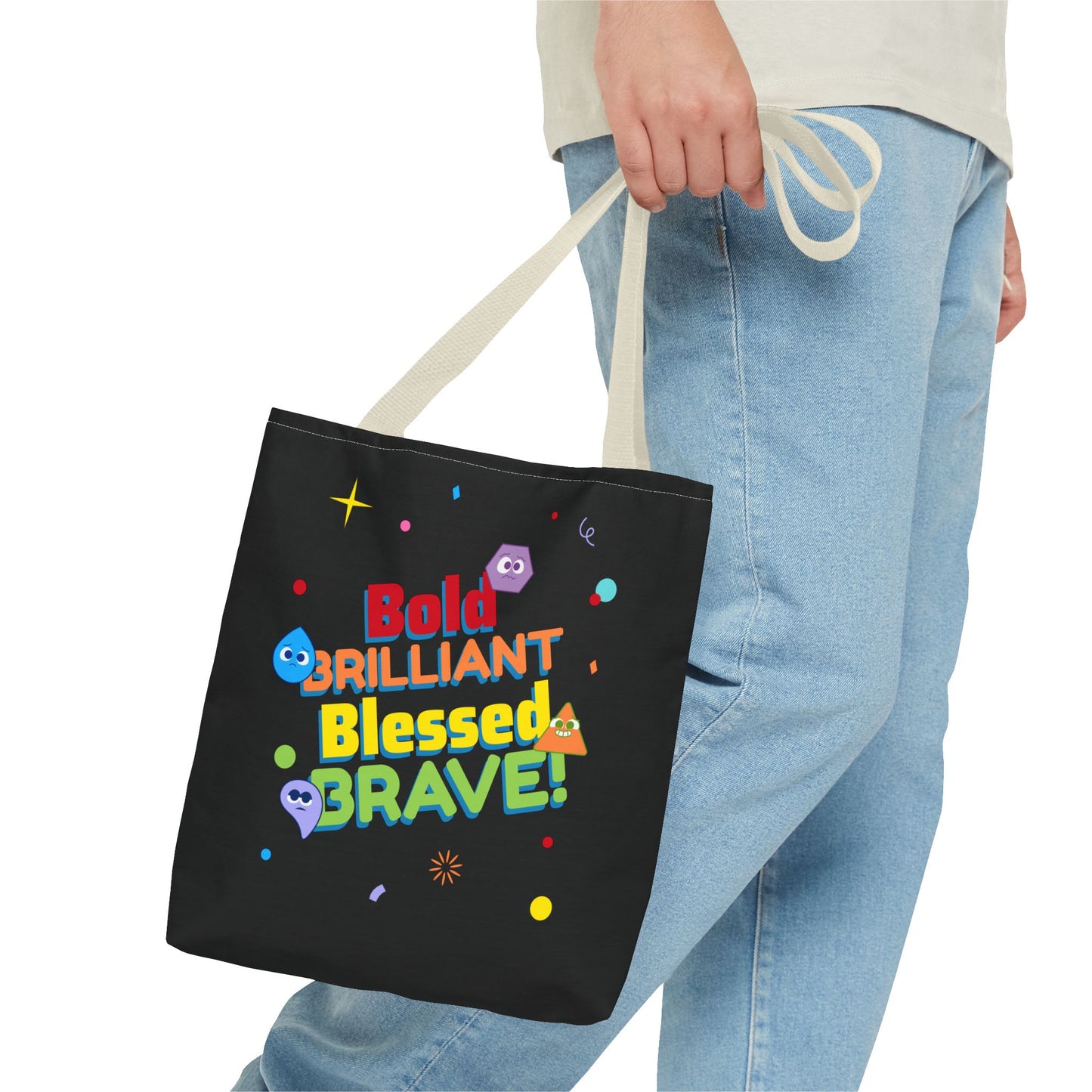 BOLD Tote Bag - "Want Result? Take Control" Inspirational Bag for Gym, Work, or Daily Use