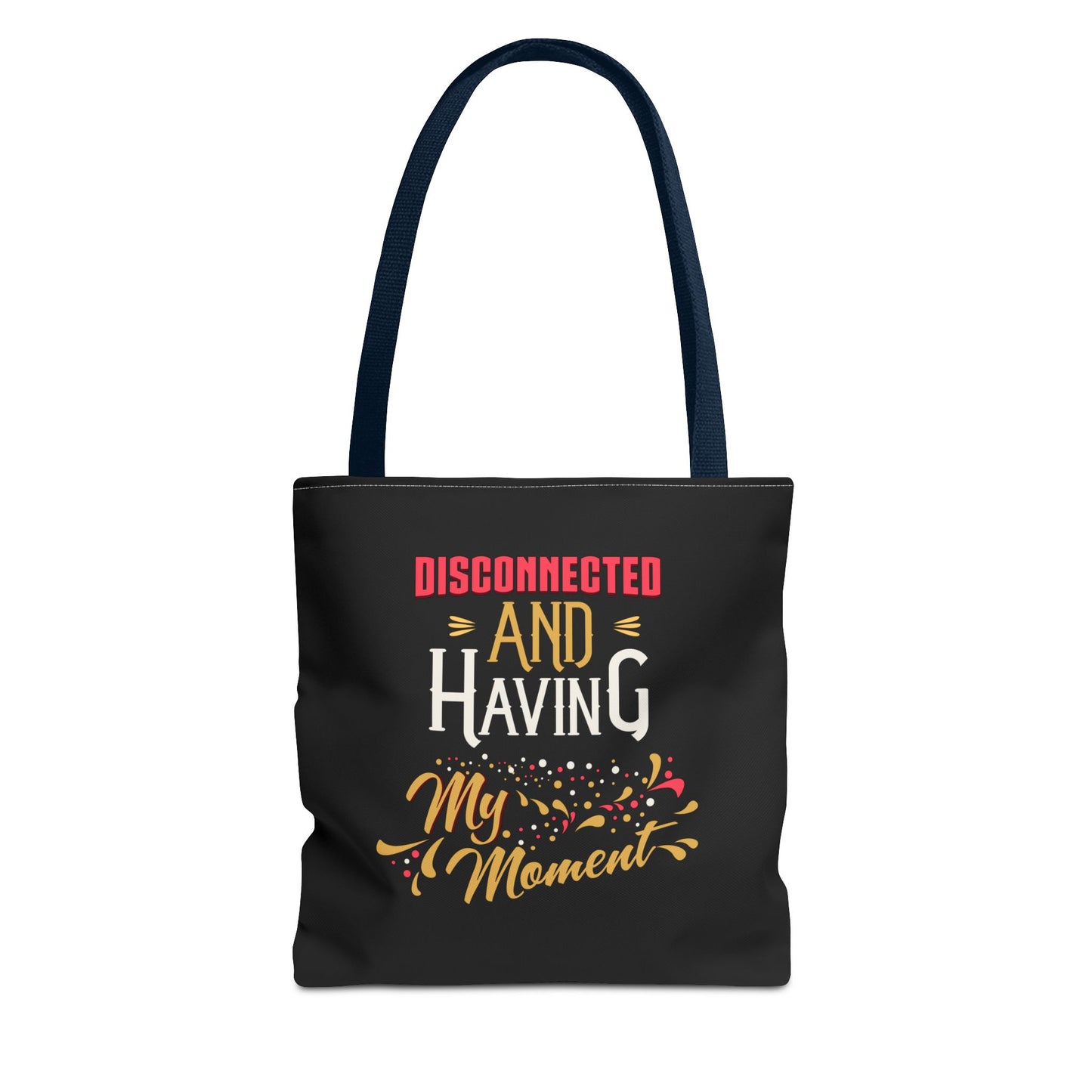 Disconnect & Having Tote Bag - "Want Result? Take Control" Inspirational Bag for Gym, Work, or Daily Use