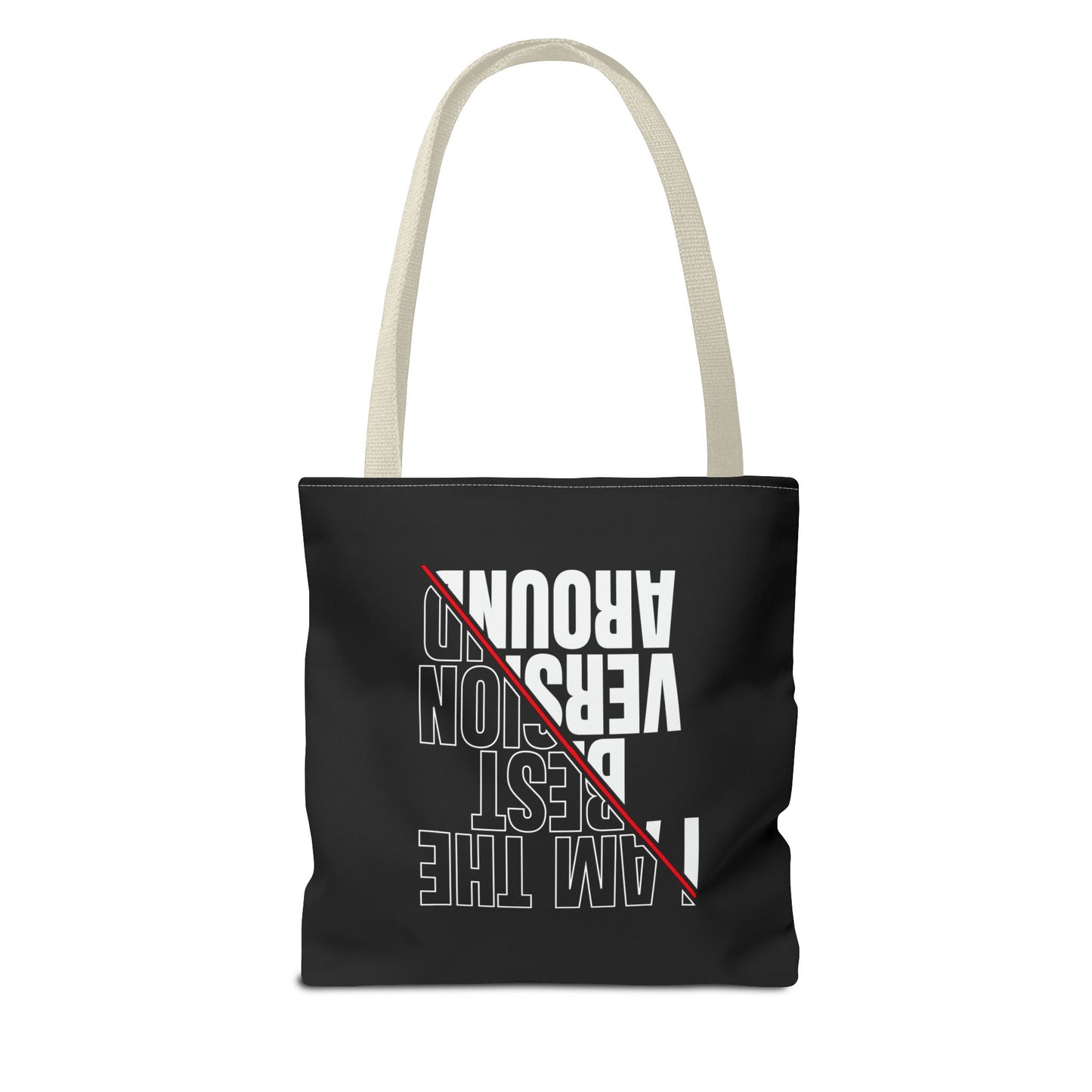 I am the best Version Tote Bag - "Want Result? Take Control" Inspirational Bag for Gym, Work, or Daily Use